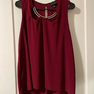 Burgundy AUW top (Women’s XL)